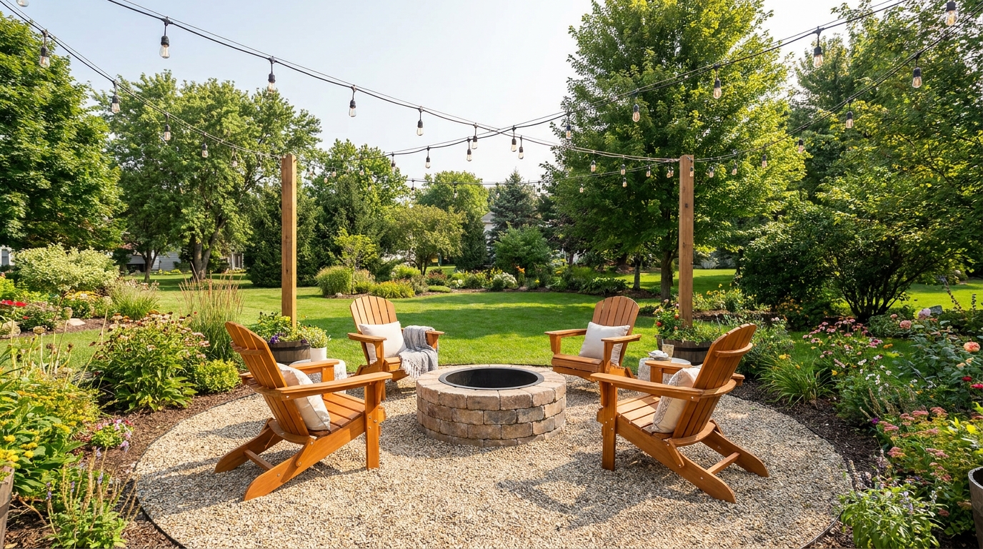 Backyard Fire Pit Refresh