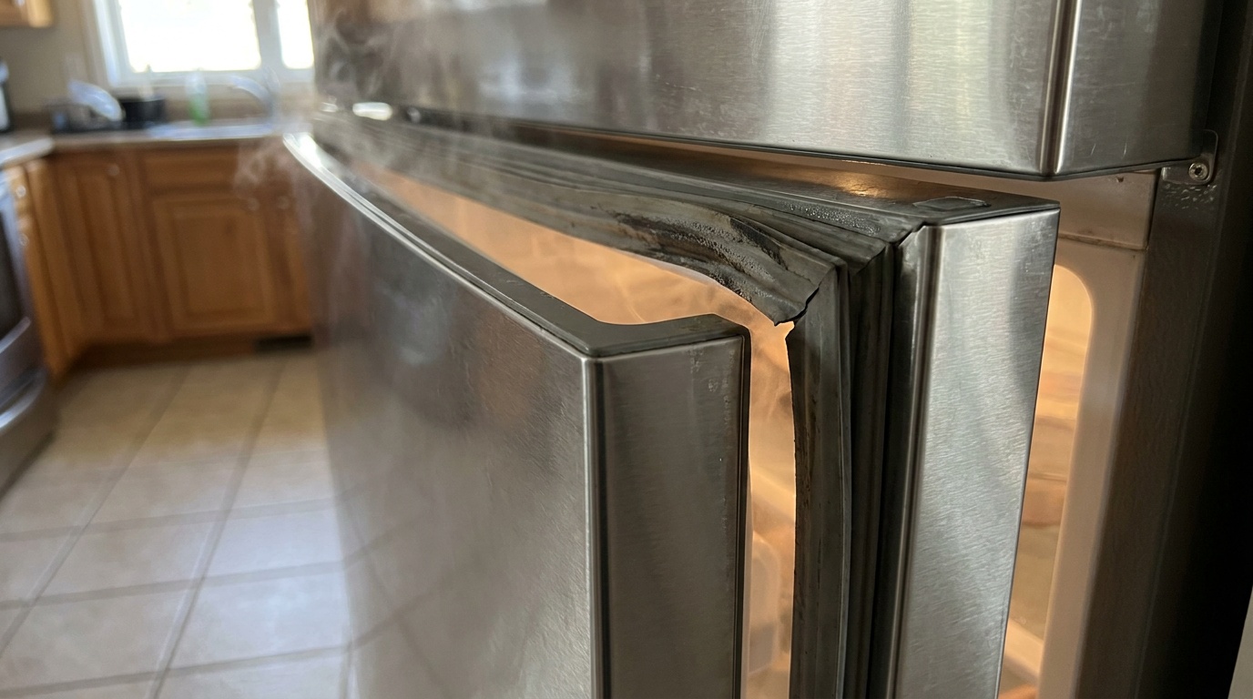 How to Fix a Refrigerator Door Seal (Gasket) That's Leaking Cold Air