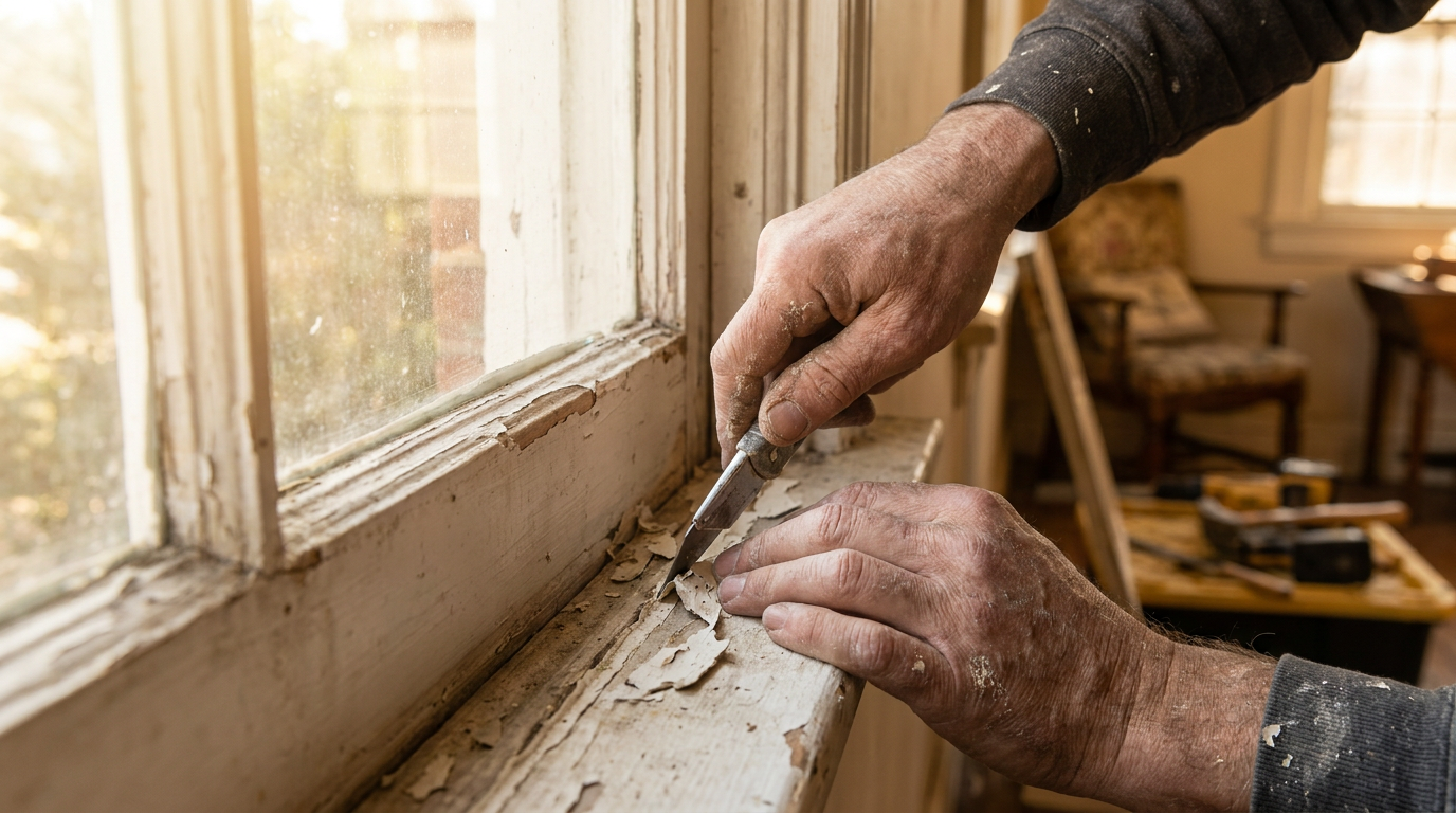 How to Fix a Stuck Window That Won't Open — Free Painted-Shut, Swollen, or Jammed Sashes