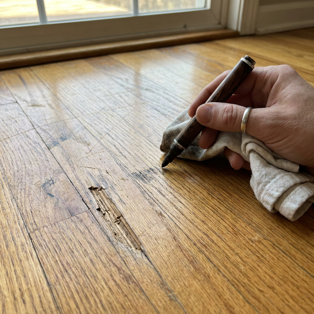 How to Fix Scratched Hardwood Floors — Repair Scratches, Scuffs, and Gouges